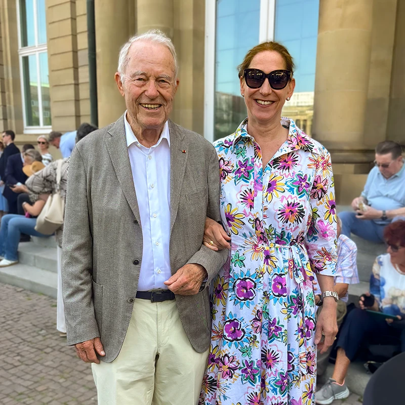 Joachim W. mit Beatrice Allekotte